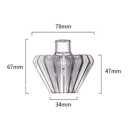 Hand-brewed coffee diamond paper tamper