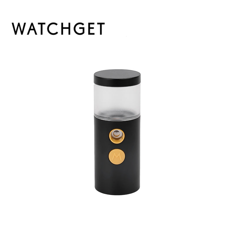 watchget 20ml/25ml Cylindrical Coffee Bean Atomizer Rdt Sprayer for Reducing Coffee Powder Static, Portable Electric Nano-Atomizer Rechargeable Espresso Sprayer, Black