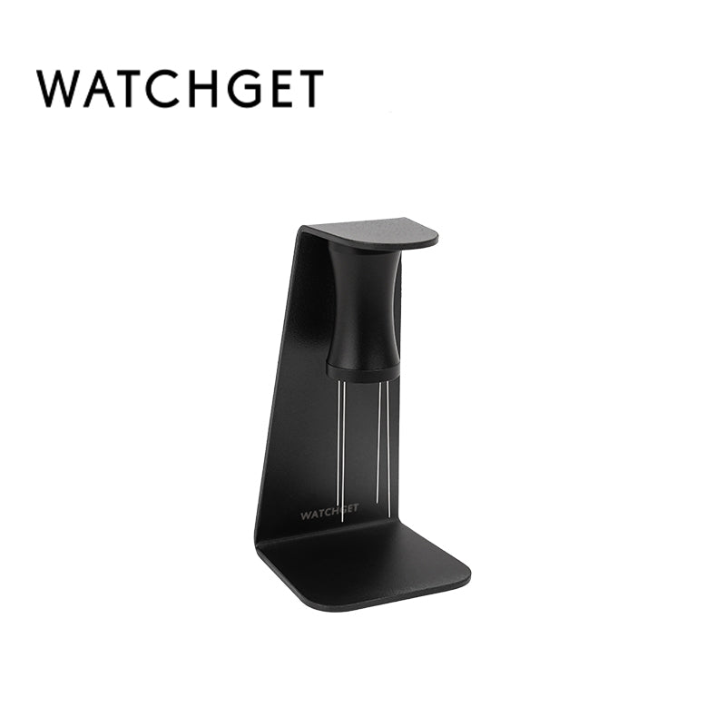 watchget WDT Espresso Distribution Tool with Magnetic Stand for Barista, Espresso Accessories with Stainless Steel 4 Needles 0.35mm with 4 Extra Needles, Black