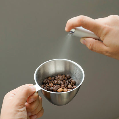 Espresso Shot Cup, watchget Espresso Measuring Cup with Handle and Insdie Mark Stainless Steel Measuring Shot Cup for Barista Cafe Home Professional Espresso Coffee Accessories