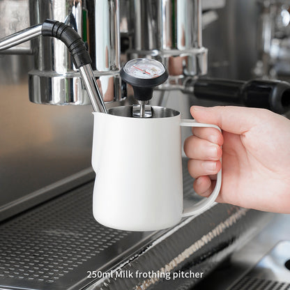 watchget Instant Read Coffee Thermometer with 1.5-Inch Dial & 5.3-Inch Probe, Ideal for Coffee Drinks and Chocolate Milk Foam, Precision Temperature Measuring Tool
