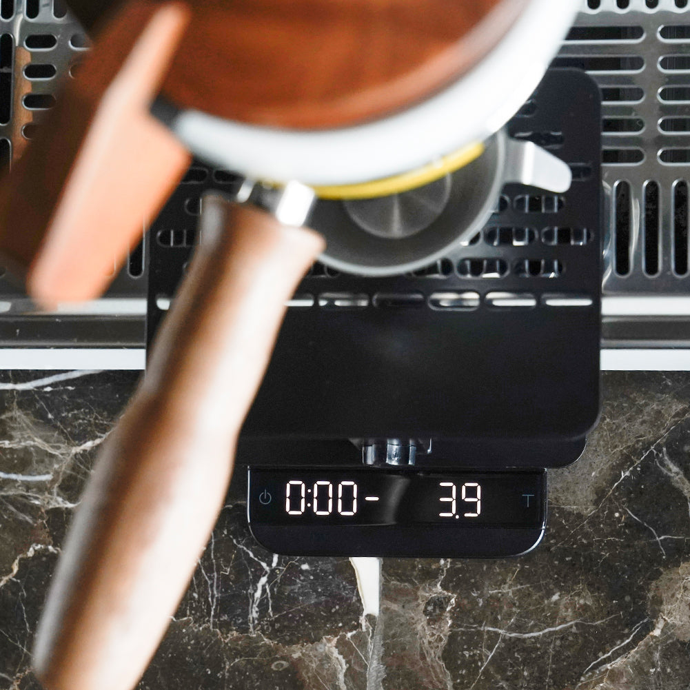 watchget Coffee Weighing Rack Electronic Scale Rack Height Adjustable Stainless Steel Coffee Scale Rack Stem Espresso Machine Scale Rod Protection Rack