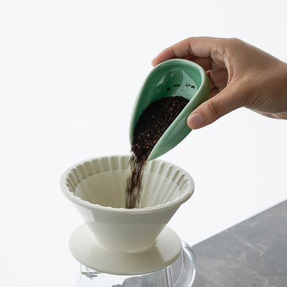 watchget Ceramic Coffee Dosing Cup & Tea Storage Tray, Single Dose Measuring Container for Coffee Beans & Loose Leaf Tea Dosing Vessel