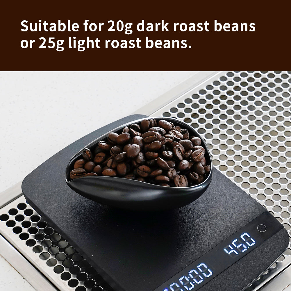 watchget Ceramic Coffee Dosing Cup & Tea Storage Tray, Single Dose Measuring Container for Coffee Beans & Loose Leaf Tea Dosing Vessel