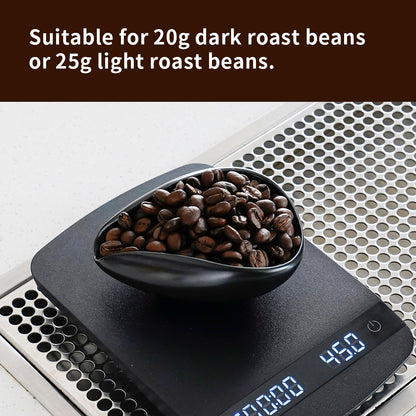 watchget Ceramic Coffee Dosing Cup & Tea Storage Tray, Single Dose Measuring Container for Coffee Beans & Loose Leaf Tea Dosing Vessel