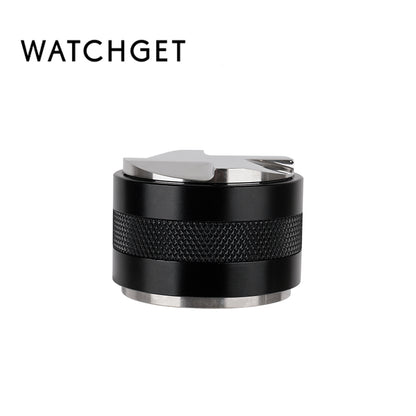 watchget 58mm Coffee Distributor & Hand Tamper Adjustable Depth Espresso Tamper Dual Head Coffee Leveler Fits 53/58mm Espresso Portafilter Professional Espresso Distribution Tool V2