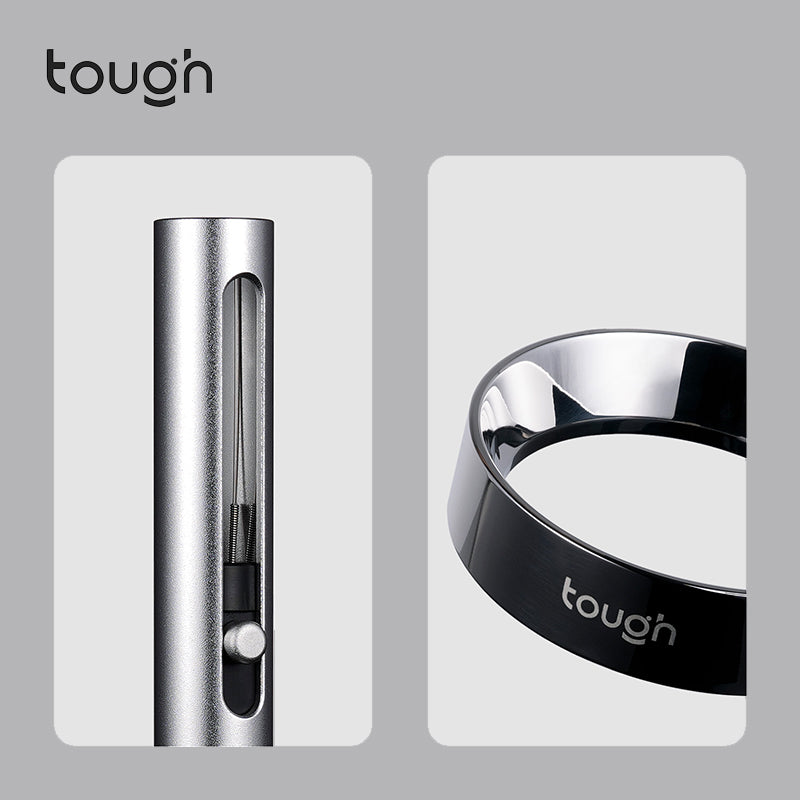 TOUGH Retractable Coffee Distribution Needle, Stainless Steel Espresso WDT Tool, Breaks up Coffee Clumps and Ensures Even Powder Distribution