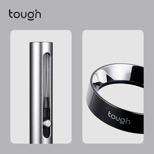 TOUGH Retractable Coffee Distribution Needle, Stainless Steel Espresso WDT Tool, Breaks up Coffee Clumps and Ensures Even Powder Distribution
