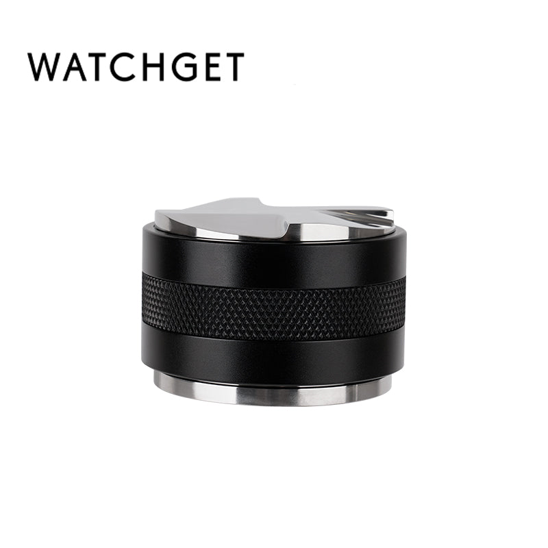 watchget 58mm Coffee Distributor & Hand Tamper Adjustable Depth Espresso Tamper Dual Head Coffee Leveler Fits 53/58mm Espresso Portafilter Professional Espresso Distribution Tool V2