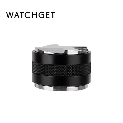 watchget 58mm Coffee Distributor & Hand Tamper Adjustable Depth Espresso Tamper Dual Head Coffee Leveler Fits 53/58mm Espresso Portafilter Professional Espresso Distribution Tool V2