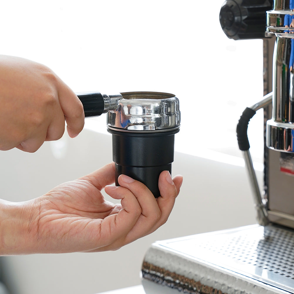 watchget 58mm Dosing Cup Espresso Coffee Dosing Cup Compatible with 58mm Portafilters Plastic Espresso Dosing Cup Coffee Machine Accessories