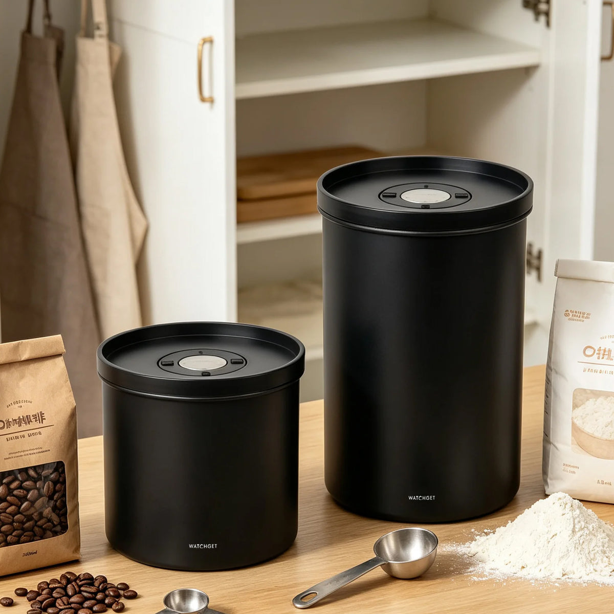 WATCHGET Airtight Coffee Canister