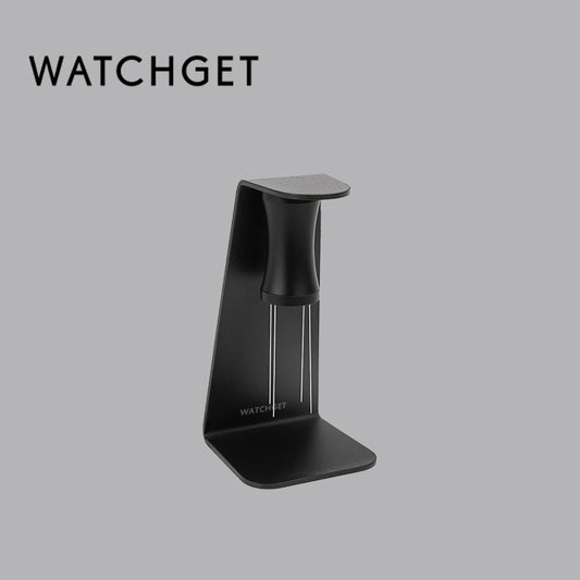 watchget WDT Espresso Distribution Tool with Magnetic Stand for Barista, Espresso Accessories with Stainless Steel 4 Needles 0.35mm with 4 Extra Needles, Black