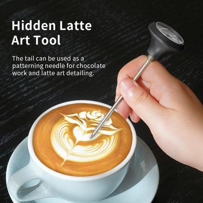watchget Instant Read Coffee Thermometer with 1.5-Inch Dial & 5.3-Inch Probe, Ideal for Coffee Drinks and Chocolate Milk Foam, Precision Temperature Measuring Tool