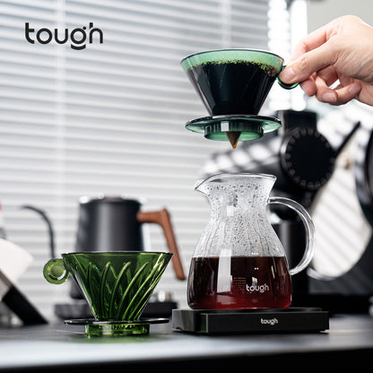 Hurricane Dripper V60 Coffee Dripper 01 - Pour Over Coffee Filter Cup with High Flow Rate & Low Bypass