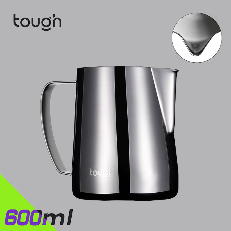 TOUGH Mithril Milk Frothing Tool with Textured Body, Sharp/ Round Tip Nozzle