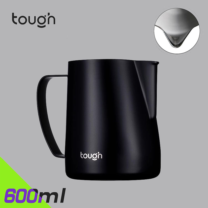 TOUGH Mithril Milk Frothing Tool with Textured Body, Sharp/ Round Tip Nozzle