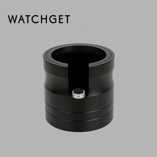 watchget Coffee Portafilter Holder, Espresso Tamping Station Aluminum Alloy Espresso Tamper Stand for Most 58mm Coffee Portafilters with Non-slip Base