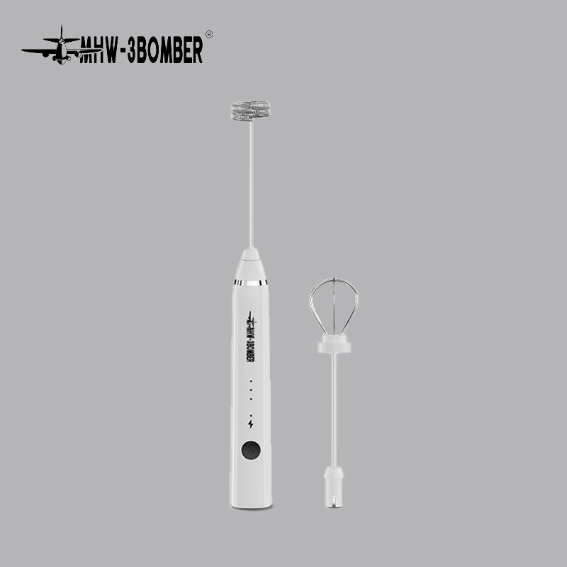 MHW-3BOMBER Electric Milk Frother Handheld Frother