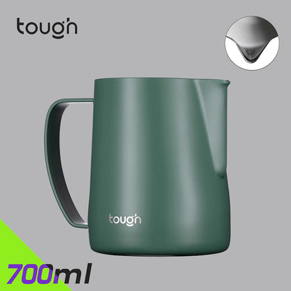 TOUGH Mithril Milk Frothing Tool with Textured Body, Sharp/ Round Tip Nozzle