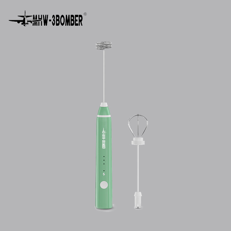 MHW-3BOMBER Electric Milk Frother Handheld Frother