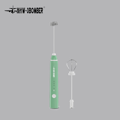 MHW-3BOMBER Electric Milk Frother Handheld Frother
