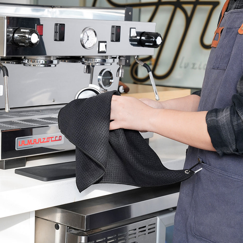 watchget Barista Towels - Espresso Machine Microfiber Cloth Set, Professional Coffee Towels for Barista Coffee Bar Espresso Microfiber Cloth Set Espresso Rag