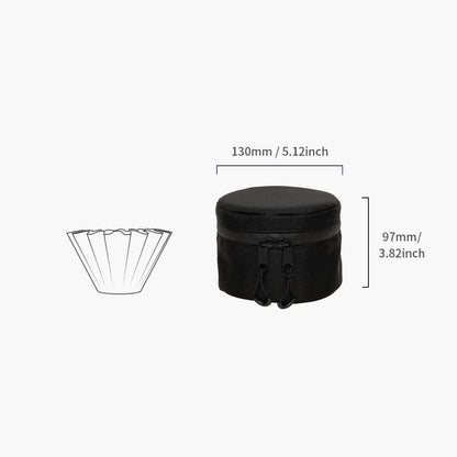 watchget Reusable Coffee Paper Filter Storage Bag