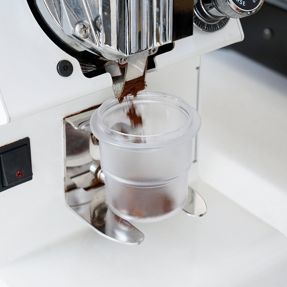 watchget 58mm Dosing Cup Espresso Coffee Dosing Cup Compatible with 58mm Portafilters Plastic Espresso Dosing Cup Coffee Machine Accessories