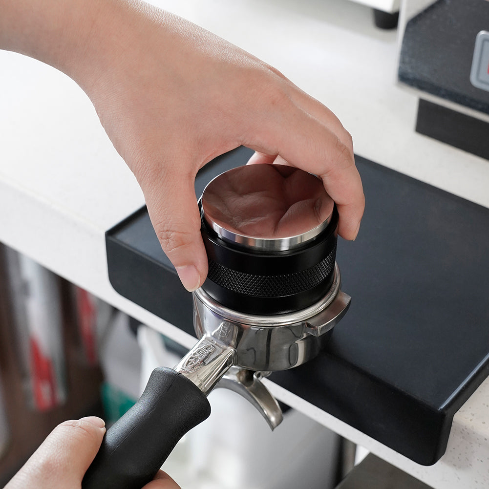 watchget 58mm Coffee Distributor & Hand Tamper Adjustable Depth Espresso Tamper Dual Head Coffee Leveler Fits 53/58mm Espresso Portafilter Professional Espresso Distribution Tool V2