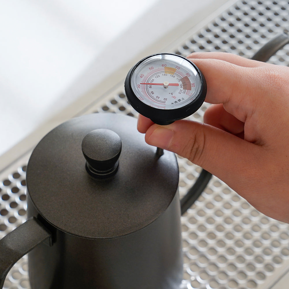 watchget Instant Read Coffee Thermometer with 1.5-Inch Dial & 5.3-Inch Probe, Ideal for Coffee Drinks and Chocolate Milk Foam, Precision Temperature Measuring Tool