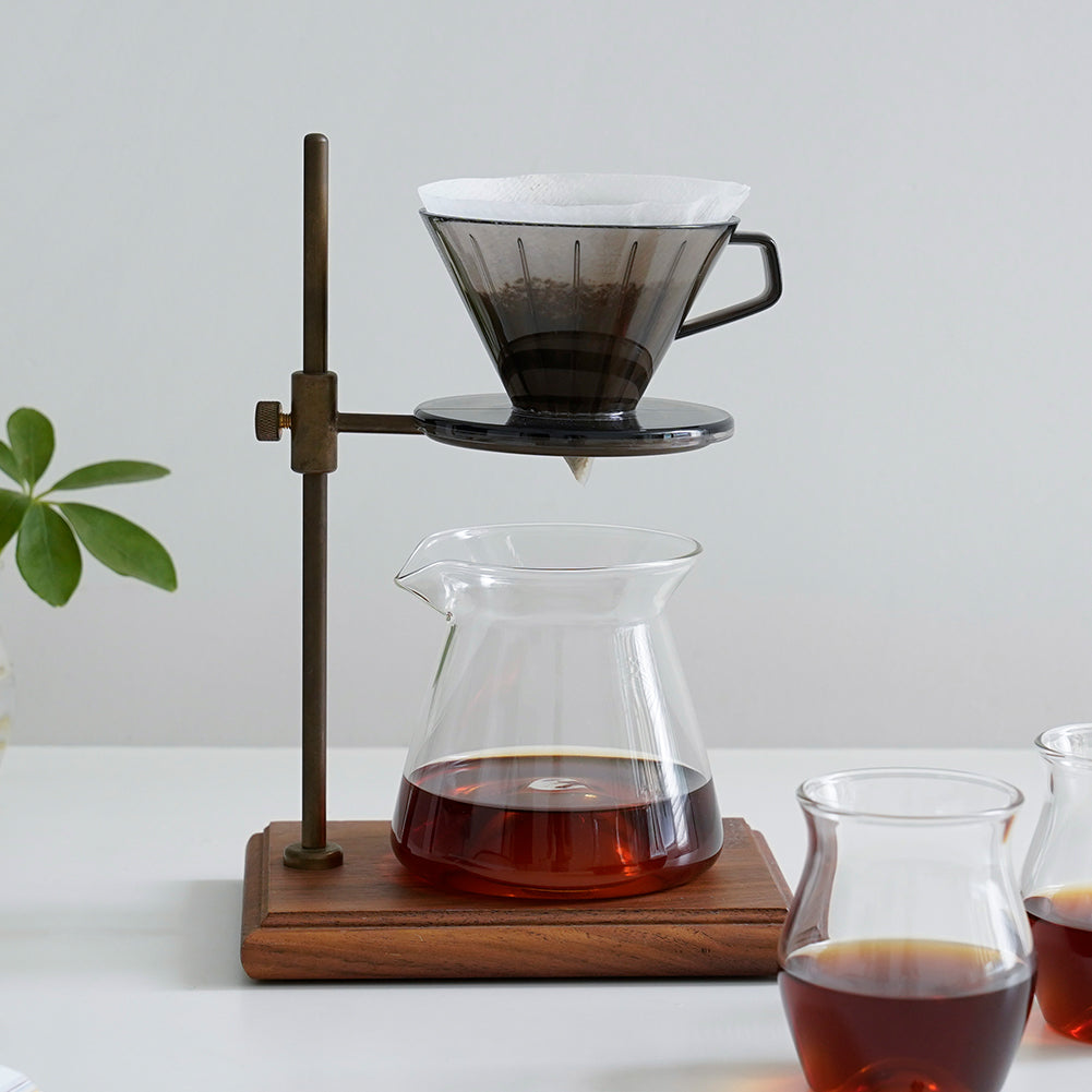 watchget 300ml Coffee Server Glass Coffee Carafe Pour Over Coffee Server Heat Resistant Coffee Pot Maker, Clear