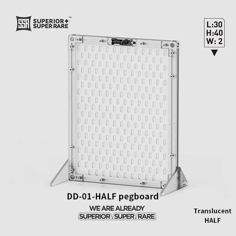 SSR Magnetic Perforated Board for Coffee Gear Storage – Mountable Vertically or on Walls