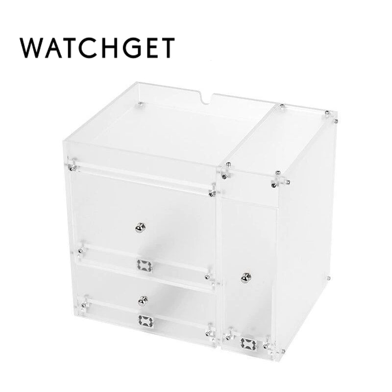 WATCHGET Acrylic Frosted Single Drawer Base Compatible