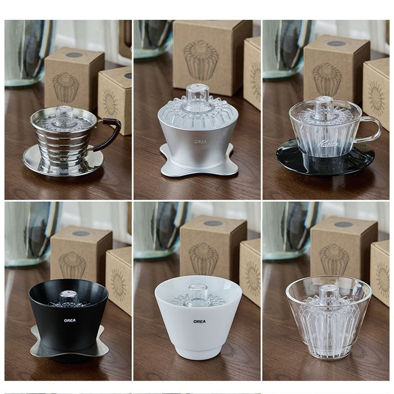 Hand-brewed coffee diamond paper tamper
