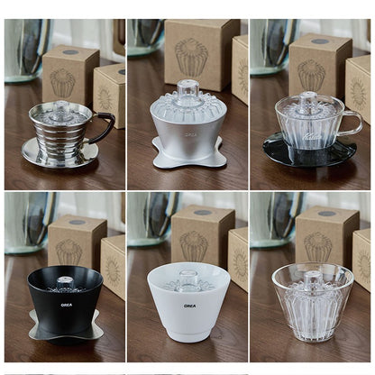 Hand-brewed coffee diamond paper tamper