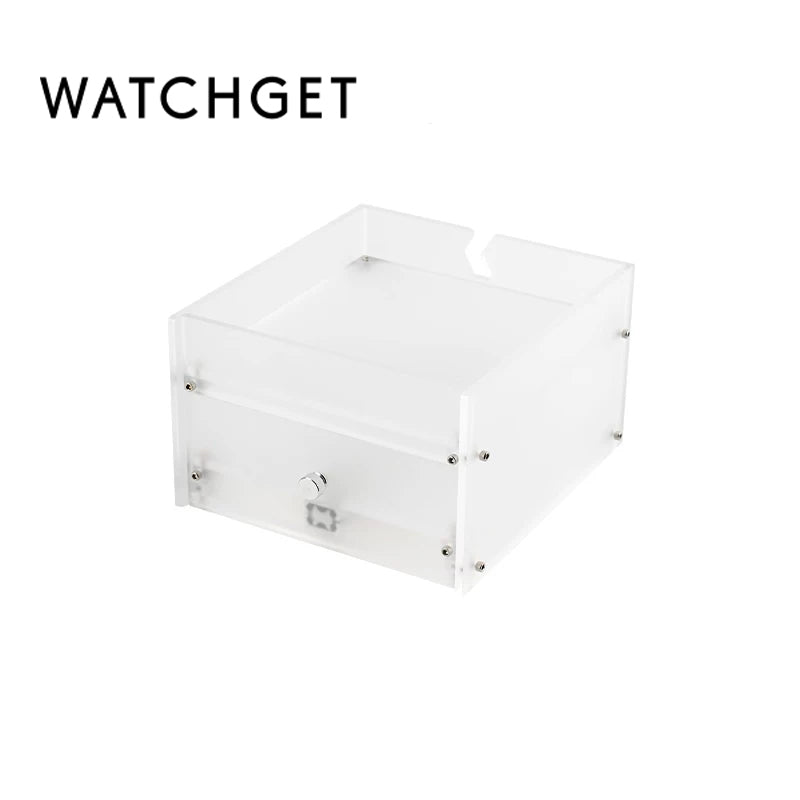 WATCHGET Acrylic Frosted Single Drawer Base Compatible