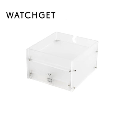 WATCHGET Acrylic Frosted Single Drawer Base Compatible