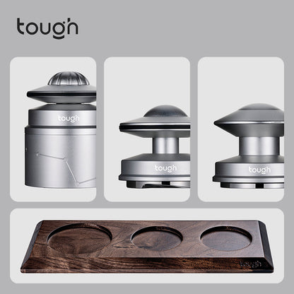 Tough UFO Series Coffee Trilogy UFO Constant Force Tamper, Distributor, and Self-Weight Needle Distributor