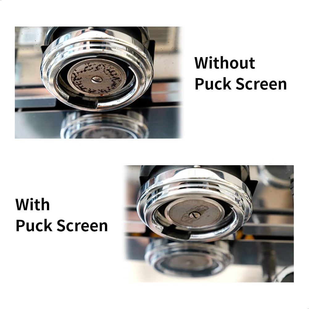 watchget 53 Espresso Puck Screen - Lower Shower Screen - 1.7mm Thickness Metal Reusable Coffee Filter for 54mm Protafilter Basket 316 Stainless Steel 150μm