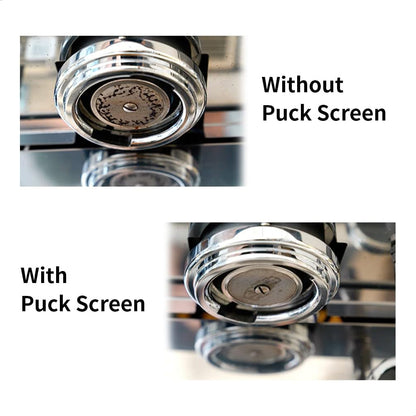 watchget 53 Espresso Puck Screen - Lower Shower Screen - 1.7mm Thickness Metal Reusable Coffee Filter for 54mm Protafilter Basket 316 Stainless Steel 150μm
