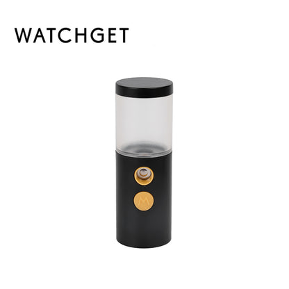 watchget 20ml/25ml Cylindrical Coffee Bean Atomizer Rdt Sprayer for Reducing Coffee Powder Static, Portable Electric Nano-Atomizer Rechargeable Espresso Sprayer, Black