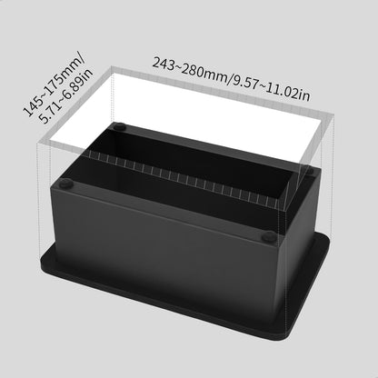 watchget Espresso Coffee Knock Box Durable Stainless Steel Dump Bin for Coffee Pucks Container with Removable Non-Slip Base Coffee Grounds Container for Home/Cafe