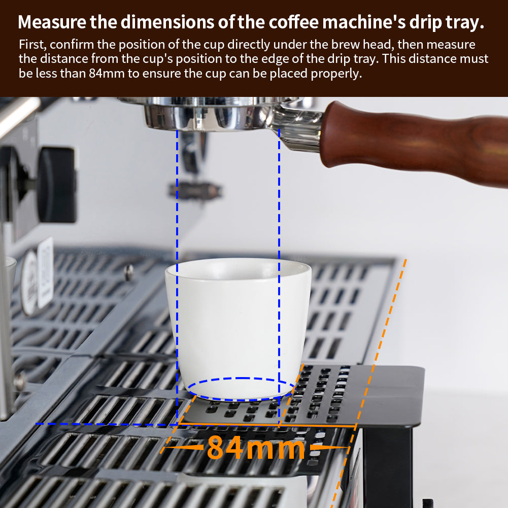 watchget Coffee Weighing Rack Electronic Scale Rack Height Adjustable Stainless Steel Coffee Scale Rack Stem Espresso Machine Scale Rod Protection Rack